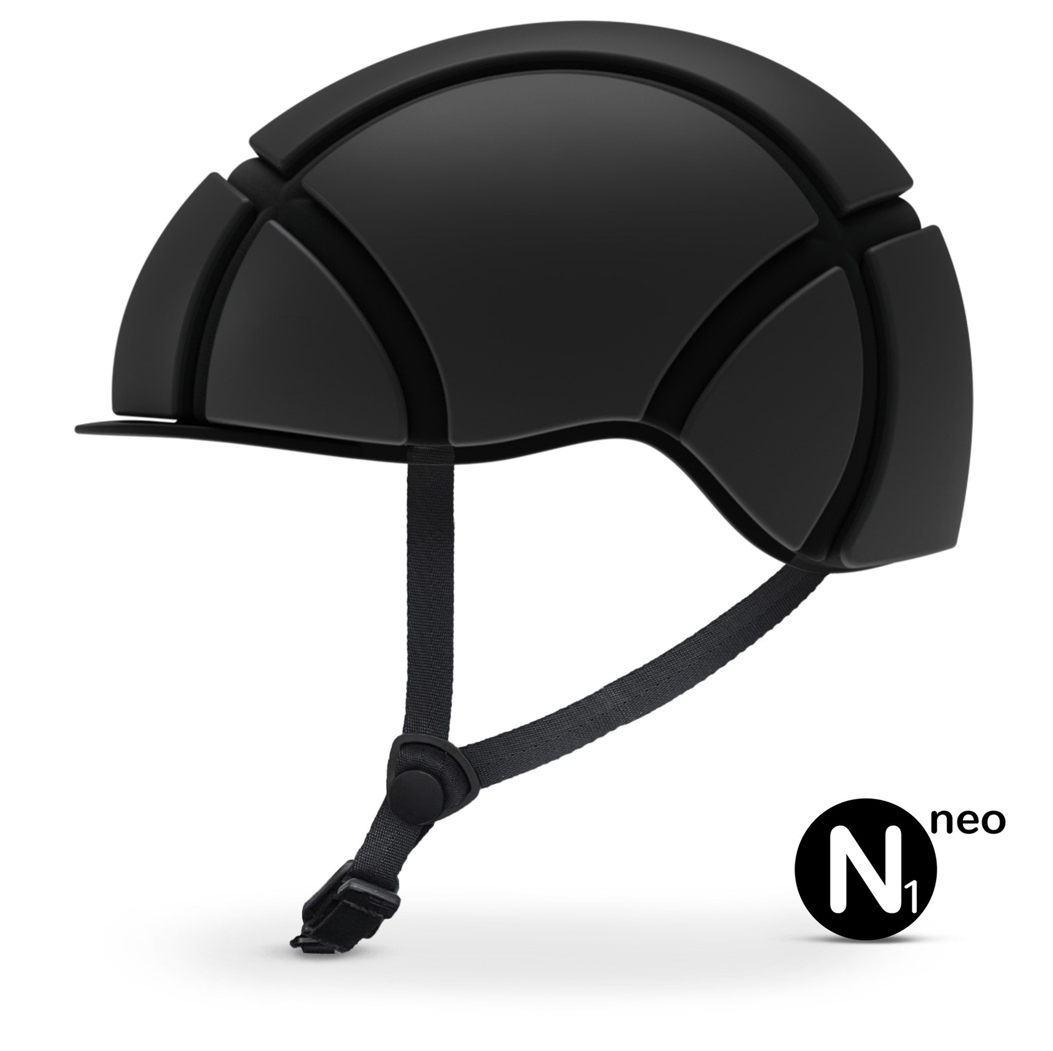 Newton-Rider N1 / Eerie Black, semi-soft, flexible and comfortable bicycle helmet Newton-Rider N1 / Eerie Black, semi-soft, flexible and comfortable bicycle helmet